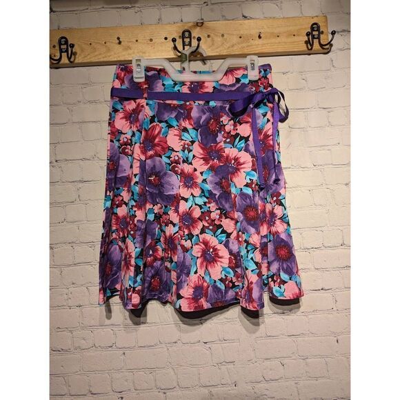 A-line floral skirt size 9 - Picture 1 of 3